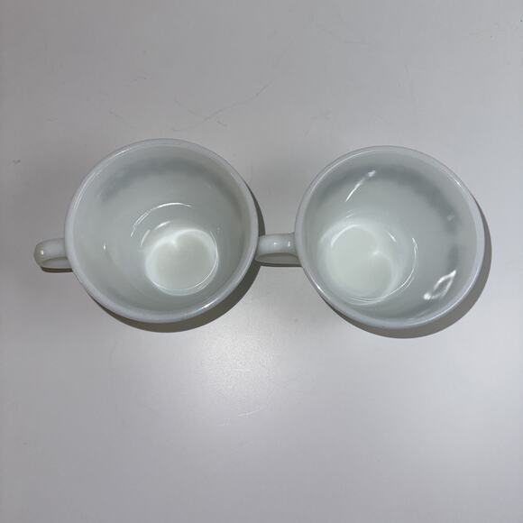 Pyrex Spring Blossom Crazy Daisy Coffee Tea Cup White Green Flowers Set of 2 - Picture 2 of 6